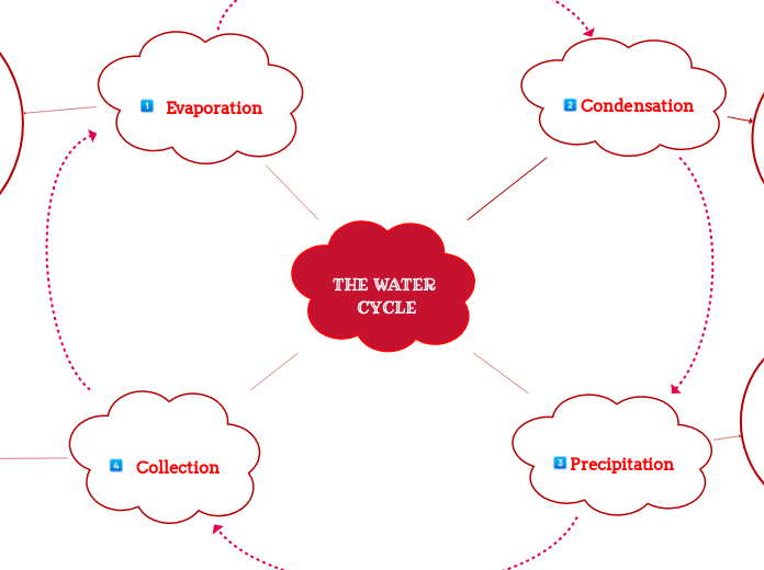 THE WATER CYCLE Mind Map